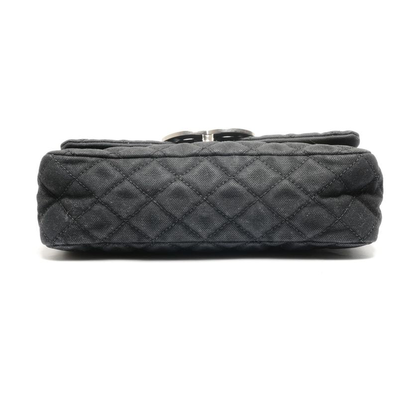 Chanel Shoulder Bag Quilted Canvas CC Logo Flap Chain