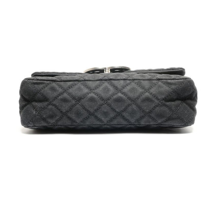 Chanel Shoulder Bag Quilted Canvas CC Logo Flap Chain