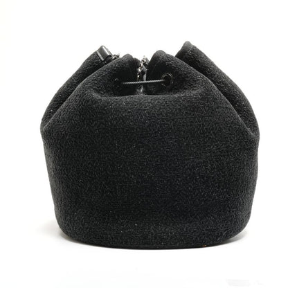 Chanel Shoulder Bag Deauville Tweed Bucket