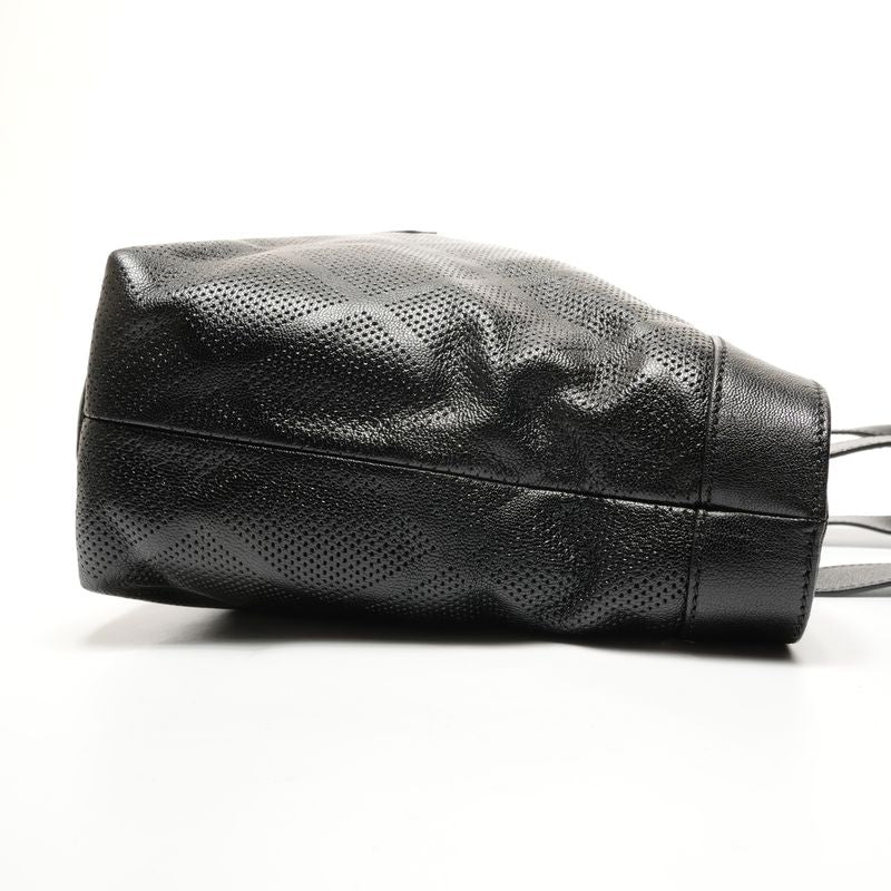 Chanel Tote Perforated Big CC Logo Leather