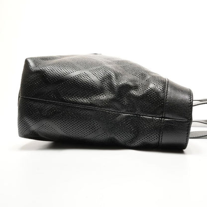 Chanel Tote Perforated Big CC Logo Leather