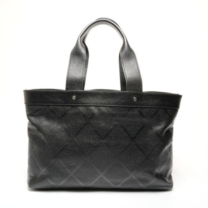 Chanel Tote Perforated Big CC Logo Leather