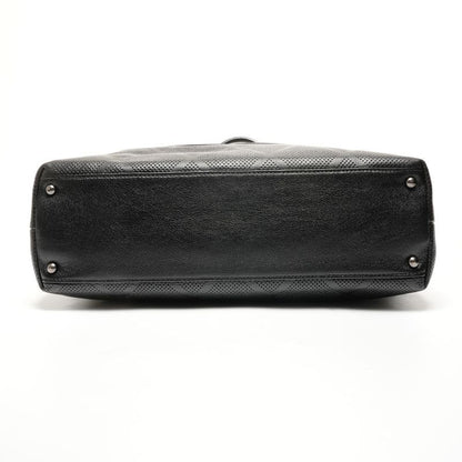 Chanel Tote Perforated Big CC Logo Leather