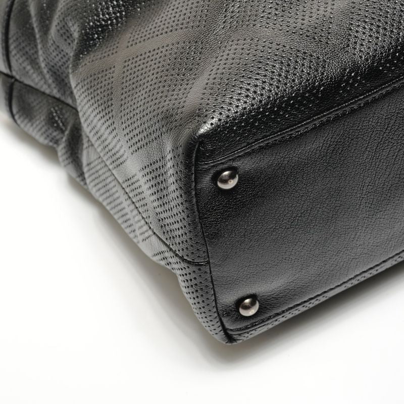 Chanel Tote Perforated Big CC Logo Leather