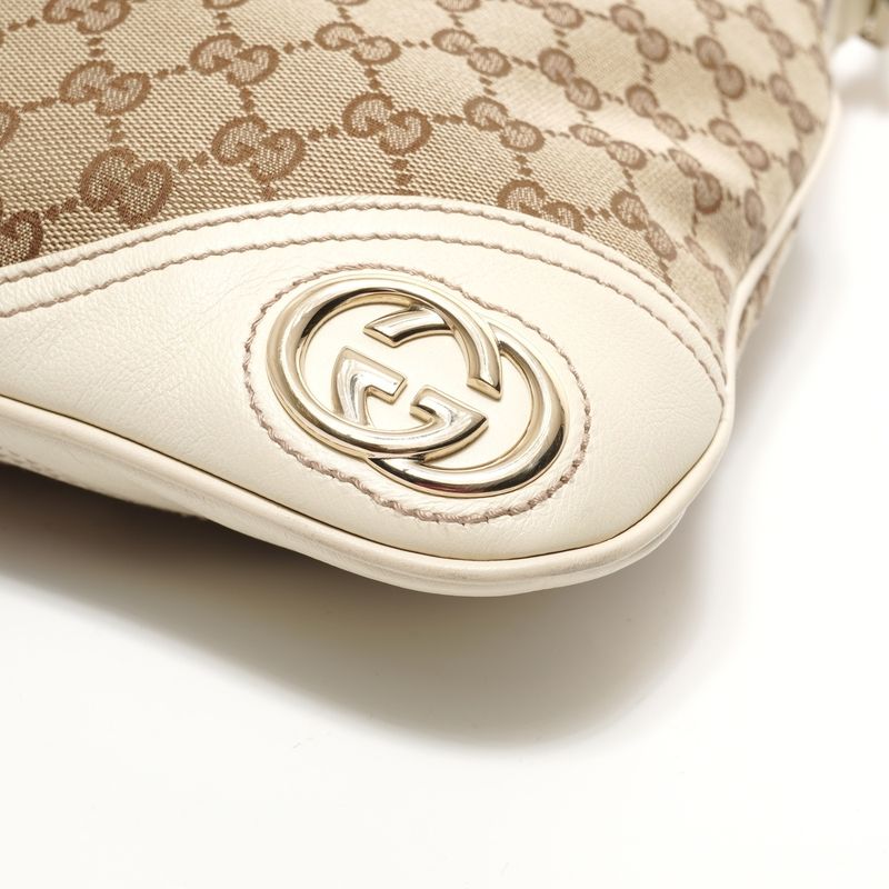 Gucci Shoulder Bag GG Canvas Hobo