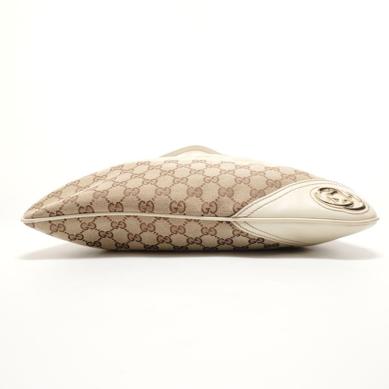 Gucci Shoulder Bag GG Canvas Hobo
