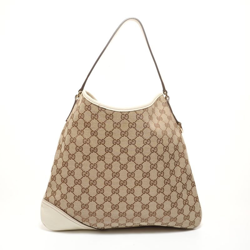 Gucci Shoulder Bag GG Canvas Hobo