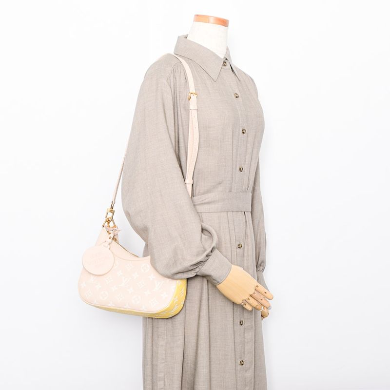 Louis Vuitton Shoulder Bag Bagatelle NM Beige Rose
