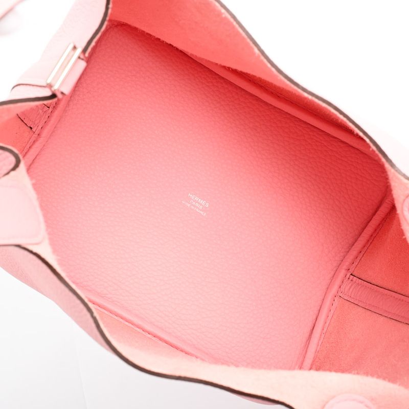 Hermes Handbag Picotin Lock MM Rose Sakura