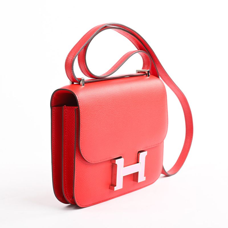 Hermes Shoulder Bag Mini Constance 3 18 Le Juque Mauve Silvestre