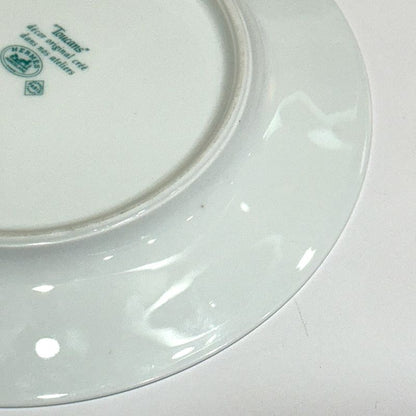 Hermes Dish Tucan Toucan Motif Pottery White Hat X Green