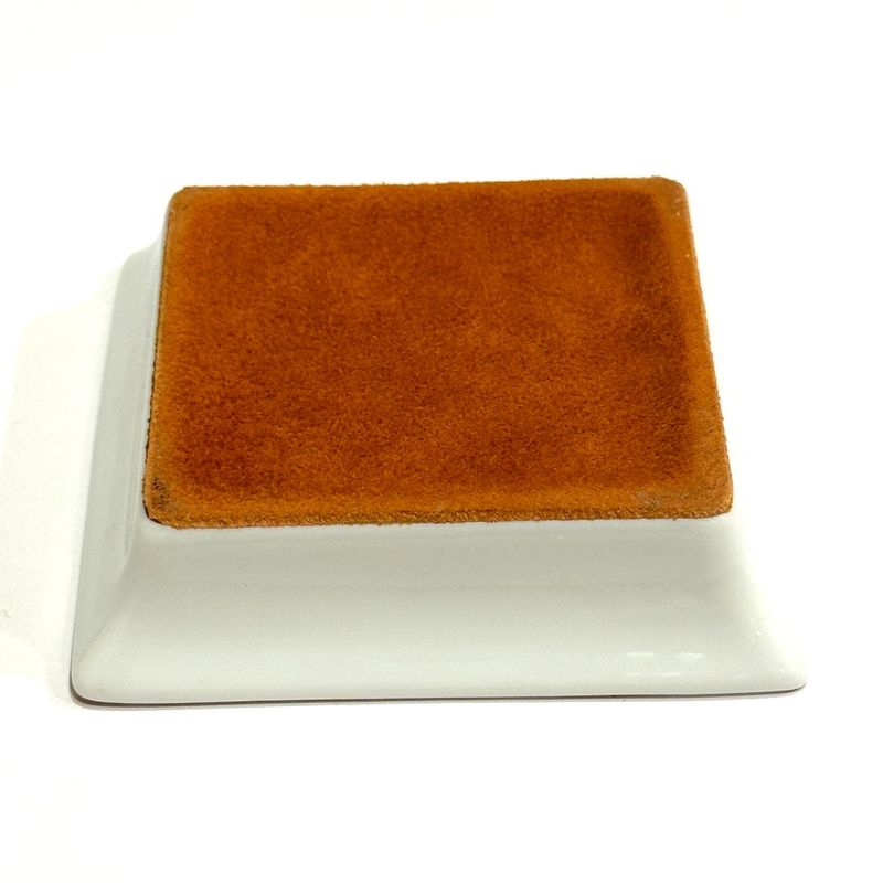 Hermes Plate Ashtray Guccissima Horse Pottery White Hat