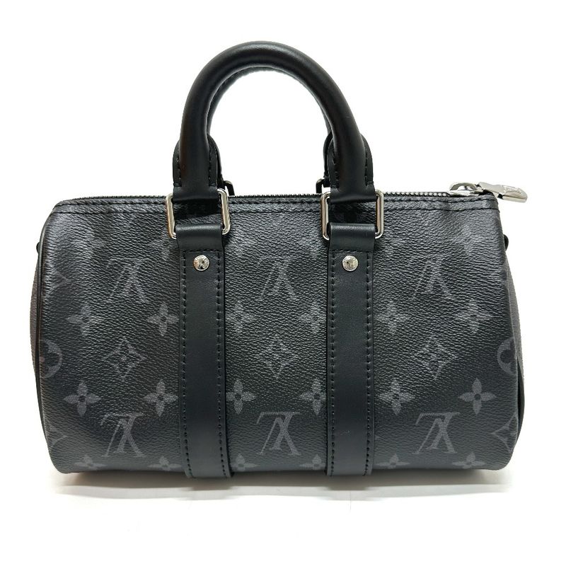 Louis Vuitton Shoulder Bag Keepall Bandouliere 25 Monogram Eclipse