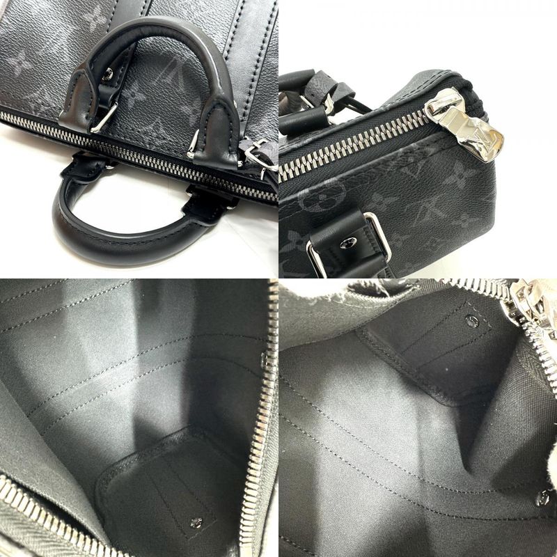 Louis Vuitton Shoulder Bag Keepall Bandouliere 25 Monogram Eclipse