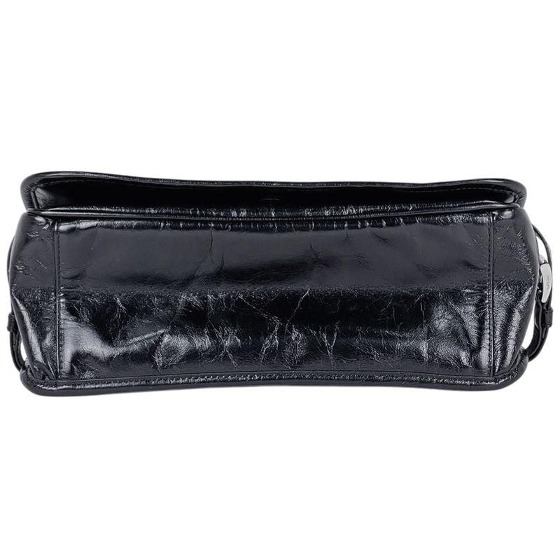Prada Shoulder Bag Soft Looks Leather Nero