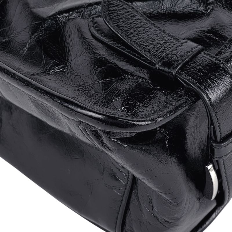 Prada Shoulder Bag Soft Looks Leather Nero