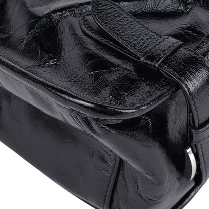 Prada Shoulder Bag Soft Looks Leather Nero