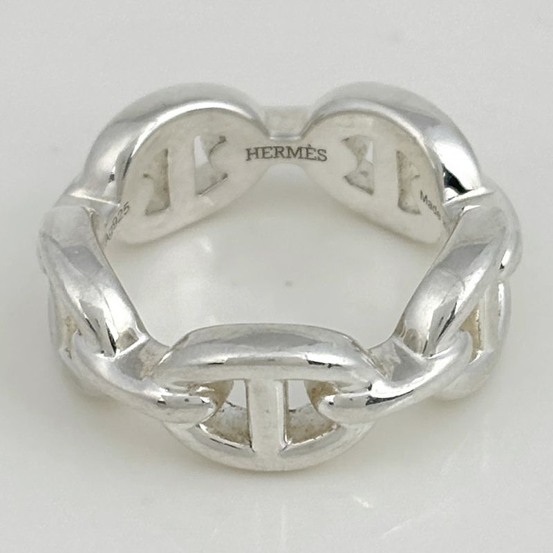 Hermes Chaine D'ancre PM Ring Silver