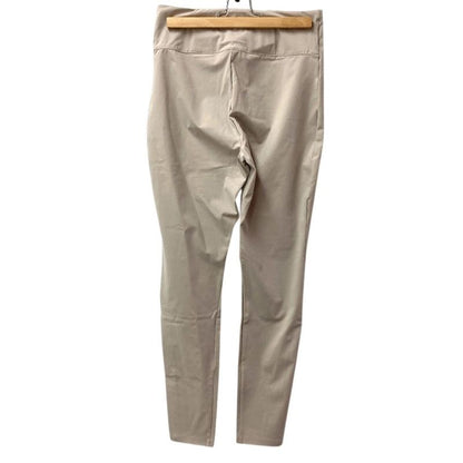 Hermes Pants Logo Leggings Nylon Beige