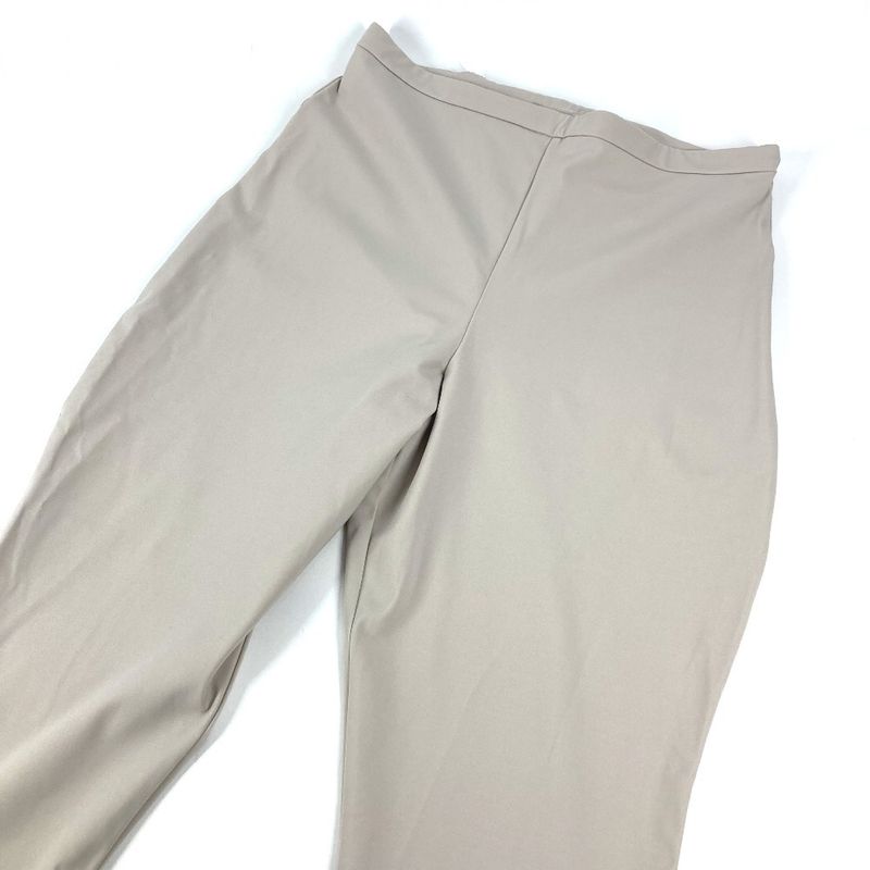 Hermes Pants Logo Leggings Nylon Beige