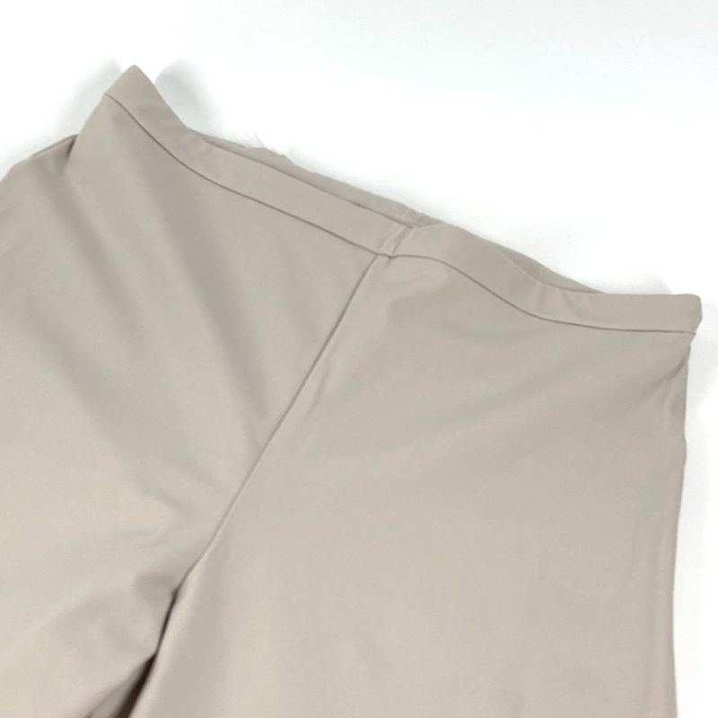 Hermes Pants Logo Leggings Nylon Beige