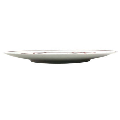 Hermes Plate Gadalukivir Ceramic Red Hat X White