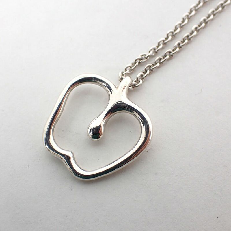 Tiffany & Co 925 Apple Pendant Necklace