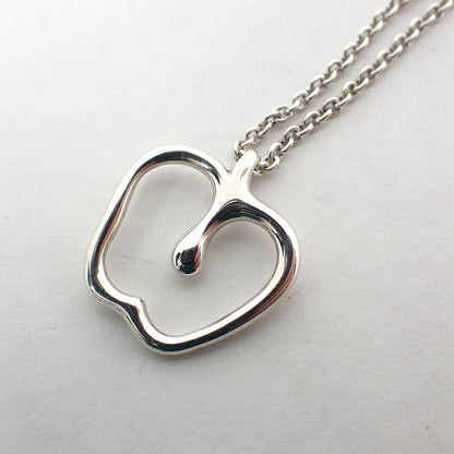 Tiffany & Co 925 Apple Pendant Necklace