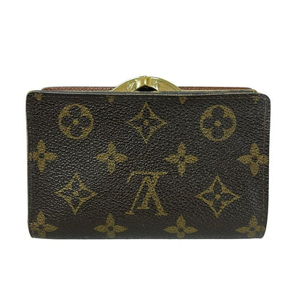 Louis Vuitton Bifold Wallet Monogram Porte Monet Billets Viennois Leather
