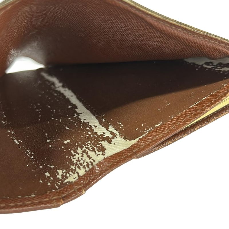 Louis Vuitton Bifold Wallet Monogram Porte Monet Billets Viennois Leather