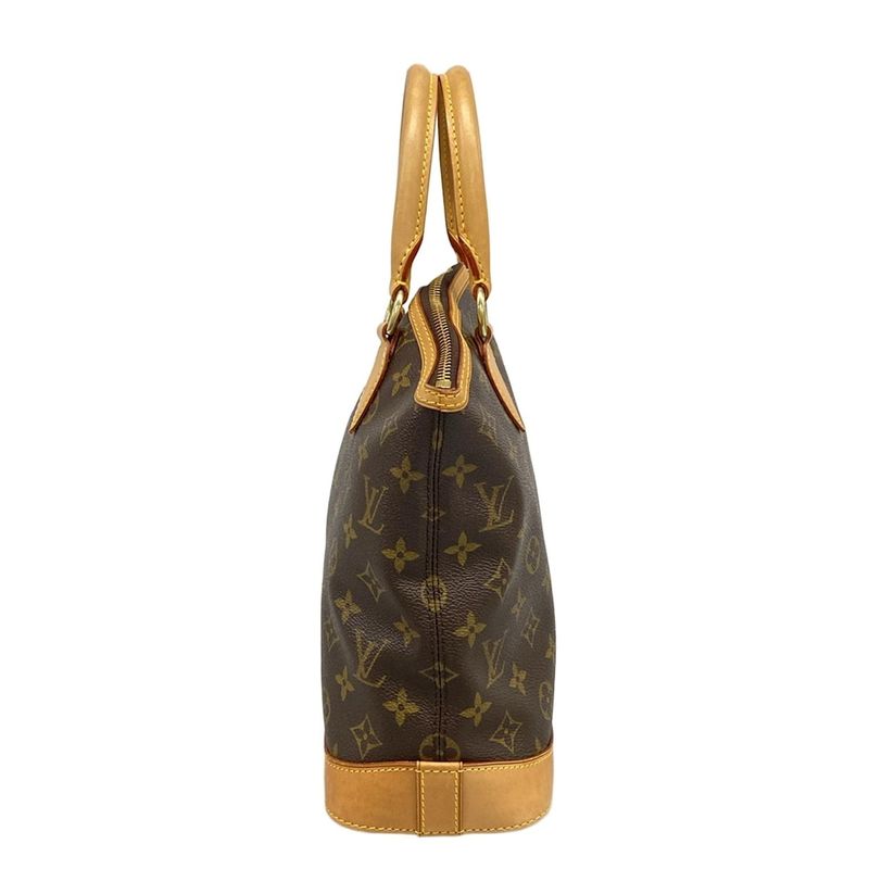 Louis Vuitton Handbag Monogram Lockit Gold