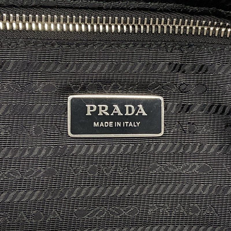 Prada Tote Terry White Black