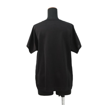 Hermes Short Sleeve T-Shirt Twill Chaine D'ancre Silk 36 Black White