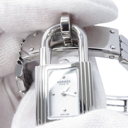 Hermes Kelly Watch Mini White Lacquer Dial Spark Ring Lacquer