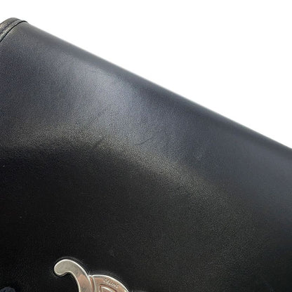Celine Shoulder Bag Triomphe Besace Black