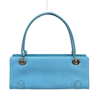 Dior Handbag Joy Cannage Stitch Blue Leather