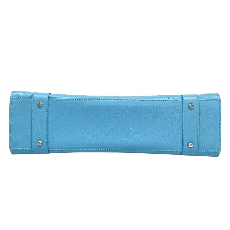Dior Handbag Joy Cannage Stitch Blue Leather