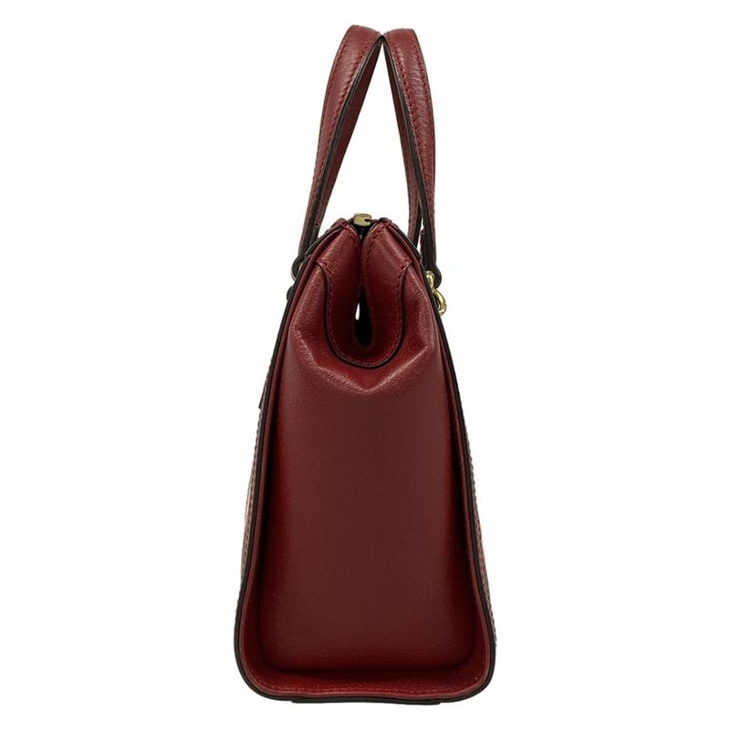 Gucci Tote Ophidia GG Small Beige Red Leather X