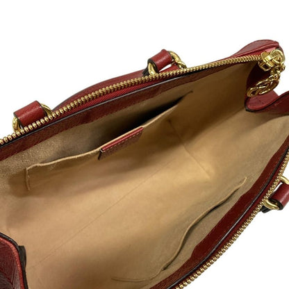 Gucci Tote Ophidia GG Small Beige Red Leather X