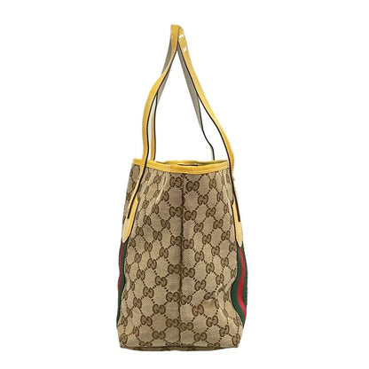 Gucci Tote Jolie GG Pattern Sherry Yellow Beige Multi X X Multi