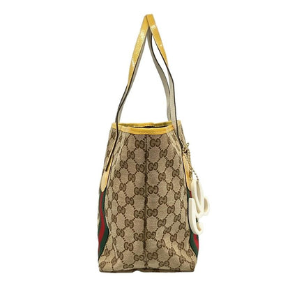 Gucci Tote Jolie GG Pattern Sherry Yellow Beige Multi X X Multi