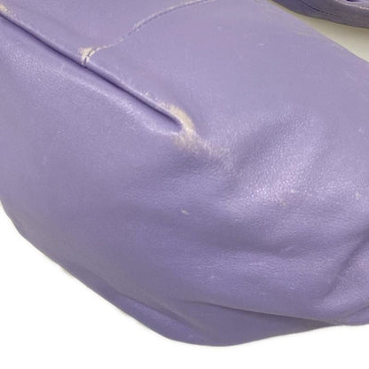 Bottega Veneta Handbag Double Knot Purple Leather