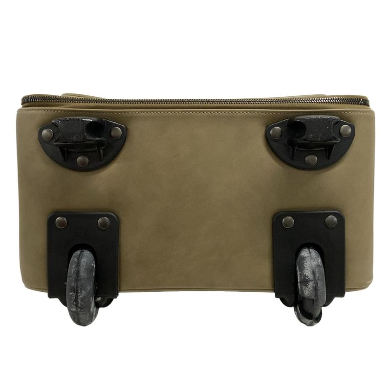 Bottega Veneta Travel Bag Intrecciato Khaki Leather