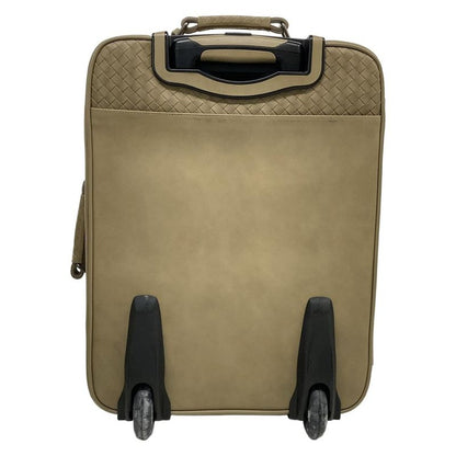 Bottega Veneta Travel Bag Intrecciato Khaki Leather