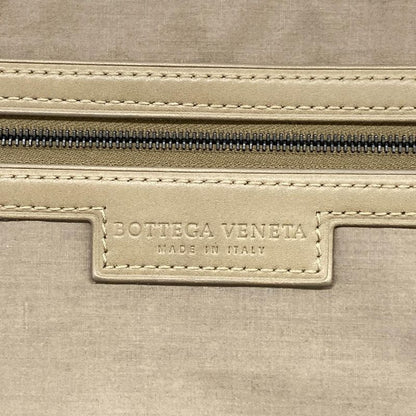 Bottega Veneta Travel Bag Intrecciato Khaki Leather