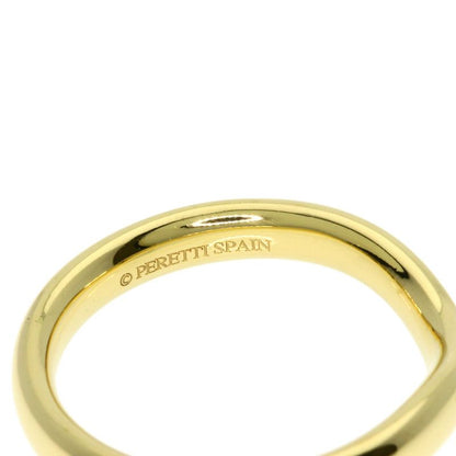 Tiffany & Co T Cube Band Ring 18K Yellow Gold