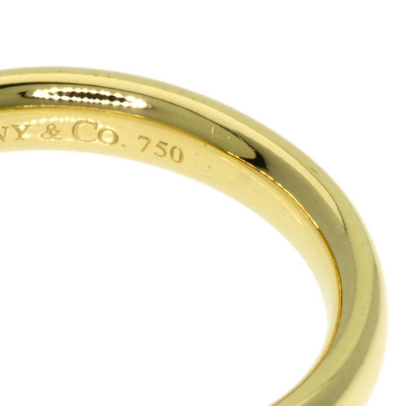 Tiffany & Co T Cube Band Ring 18K Yellow Gold