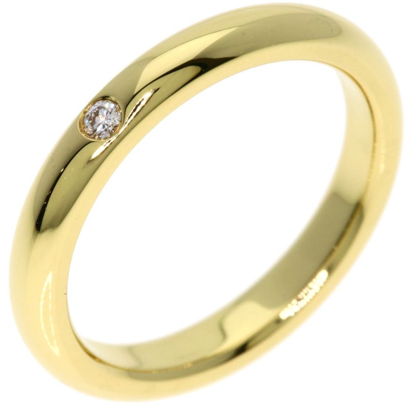 Tiffany & Co Wedding Diamond Ring 18K Yellow Gold