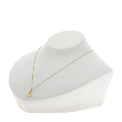 Tiffany & Co Open Teardrop Necklace 18K Yellow Gold
