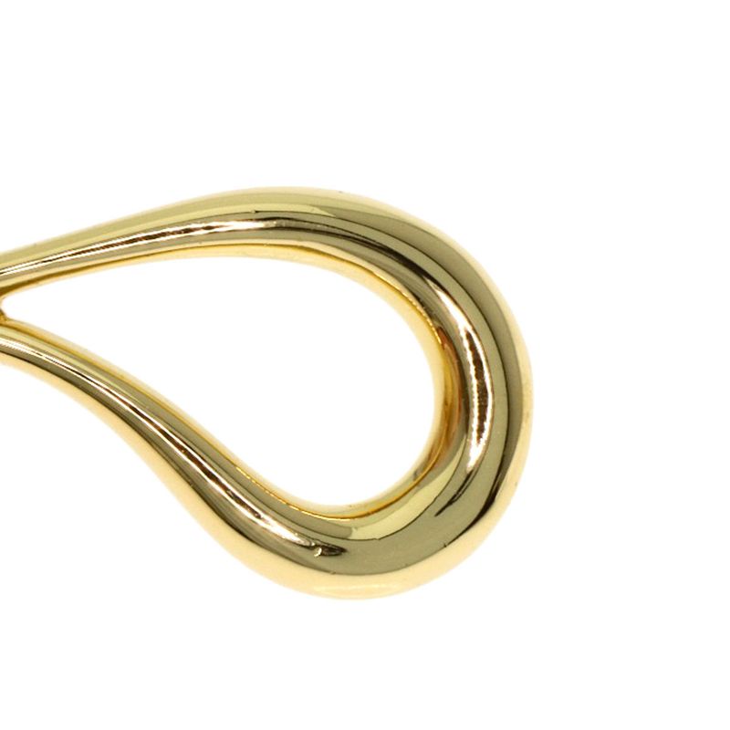 Tiffany & Co Open Teardrop Necklace 18K Yellow Gold